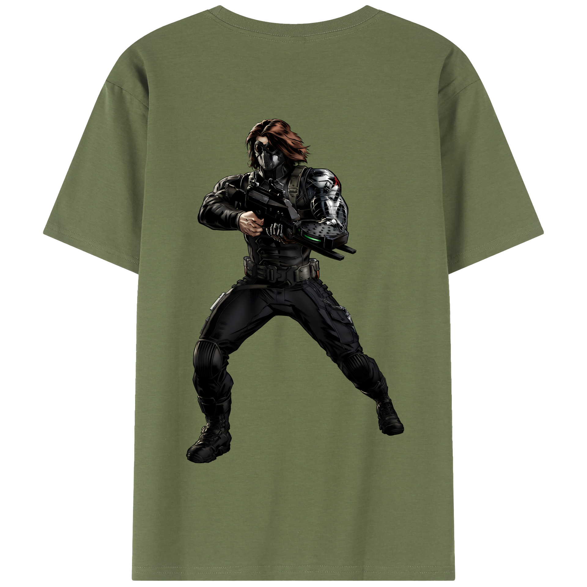 （画像用） アベンジャーズ The Avengers 綿100％半袖Tシャツ（背面プリント）